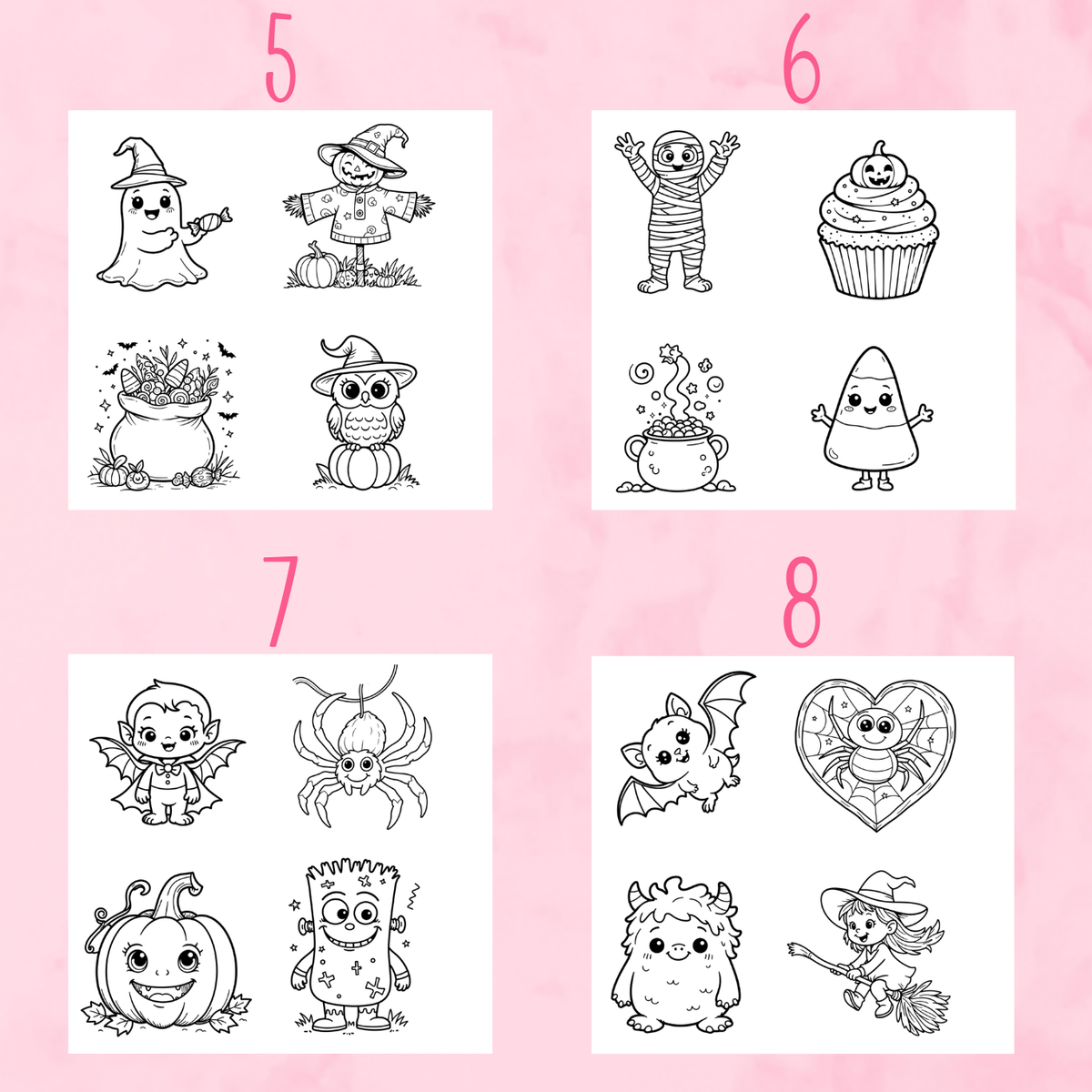 Halloween Color Me Stickers