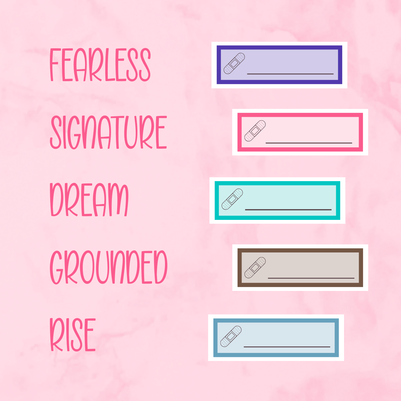 Health Note Stickers