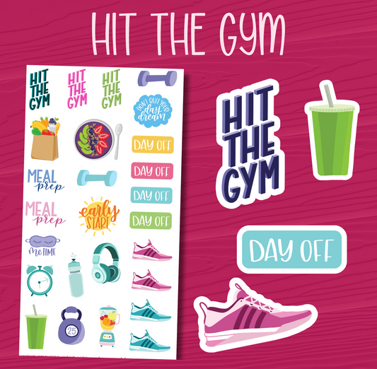Hit the Gym Stickers