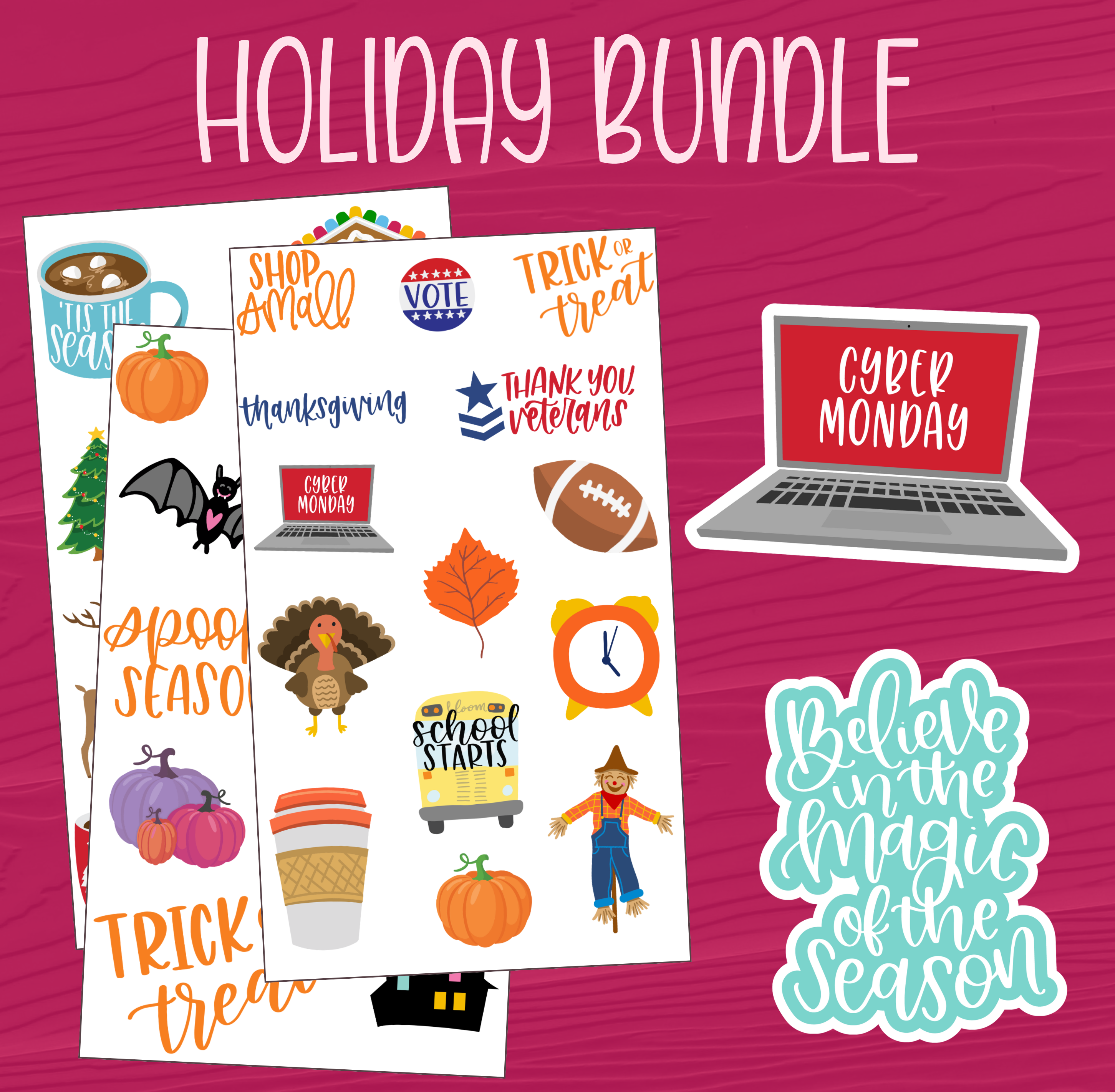 Holiday Sticker Bundle
