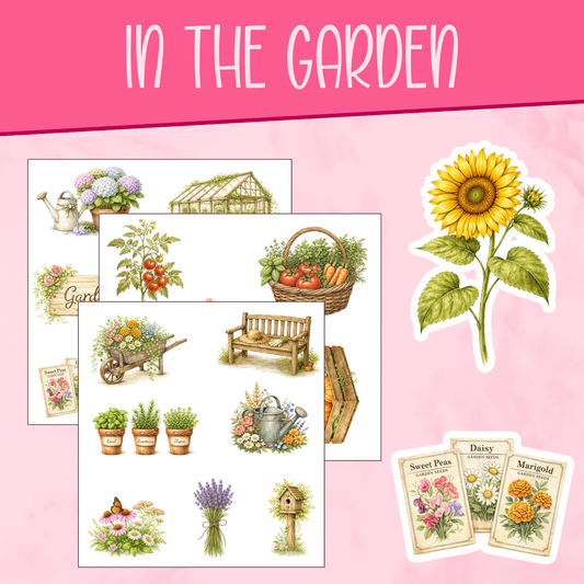 In the Garden Stickers