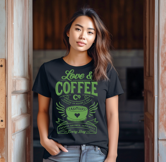 Love & Coffee Co Shirt