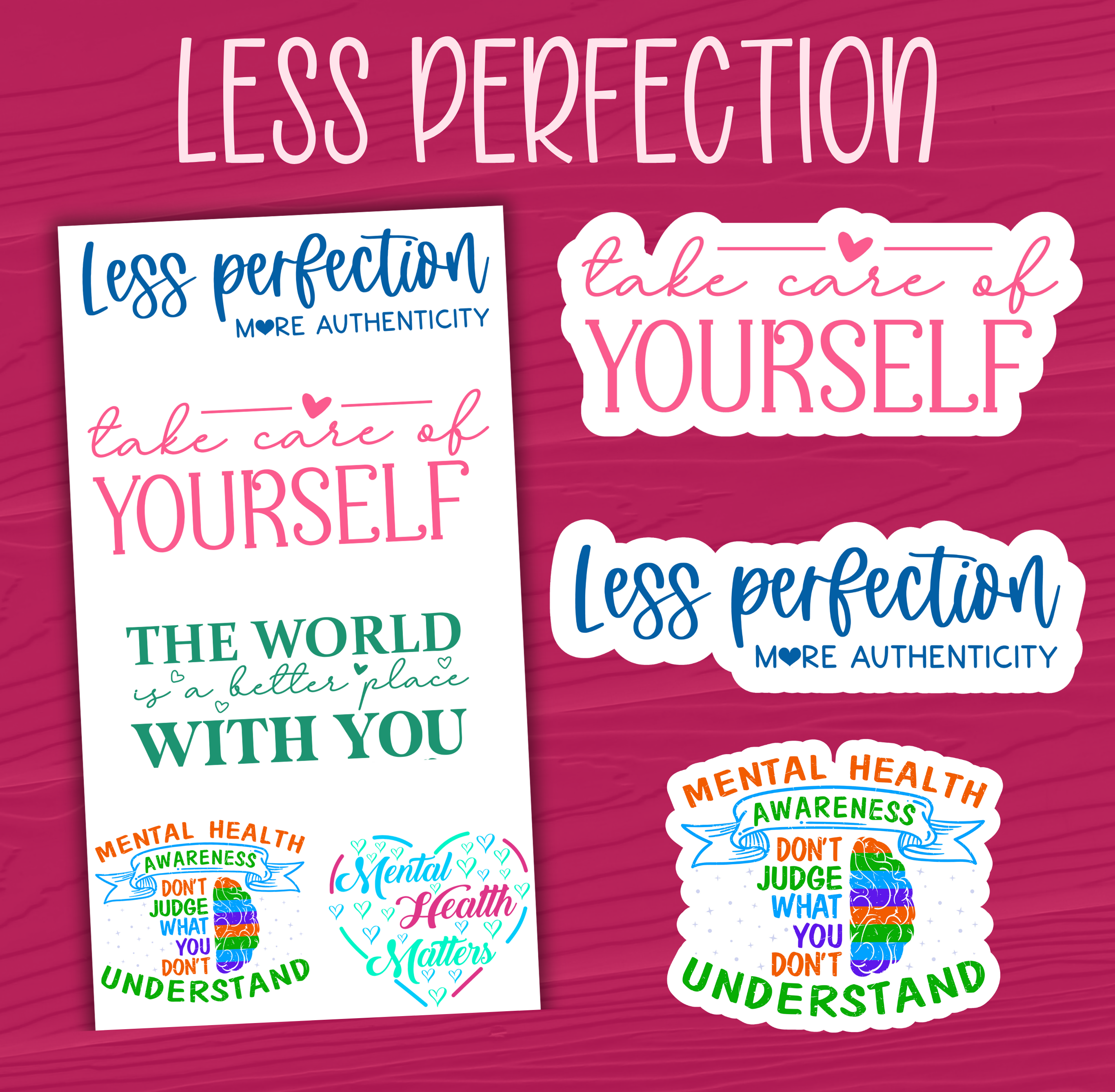 Less Perfection Stickers – Your Solution Space