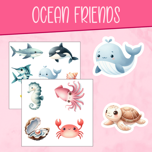 Ocean Friends Stickers