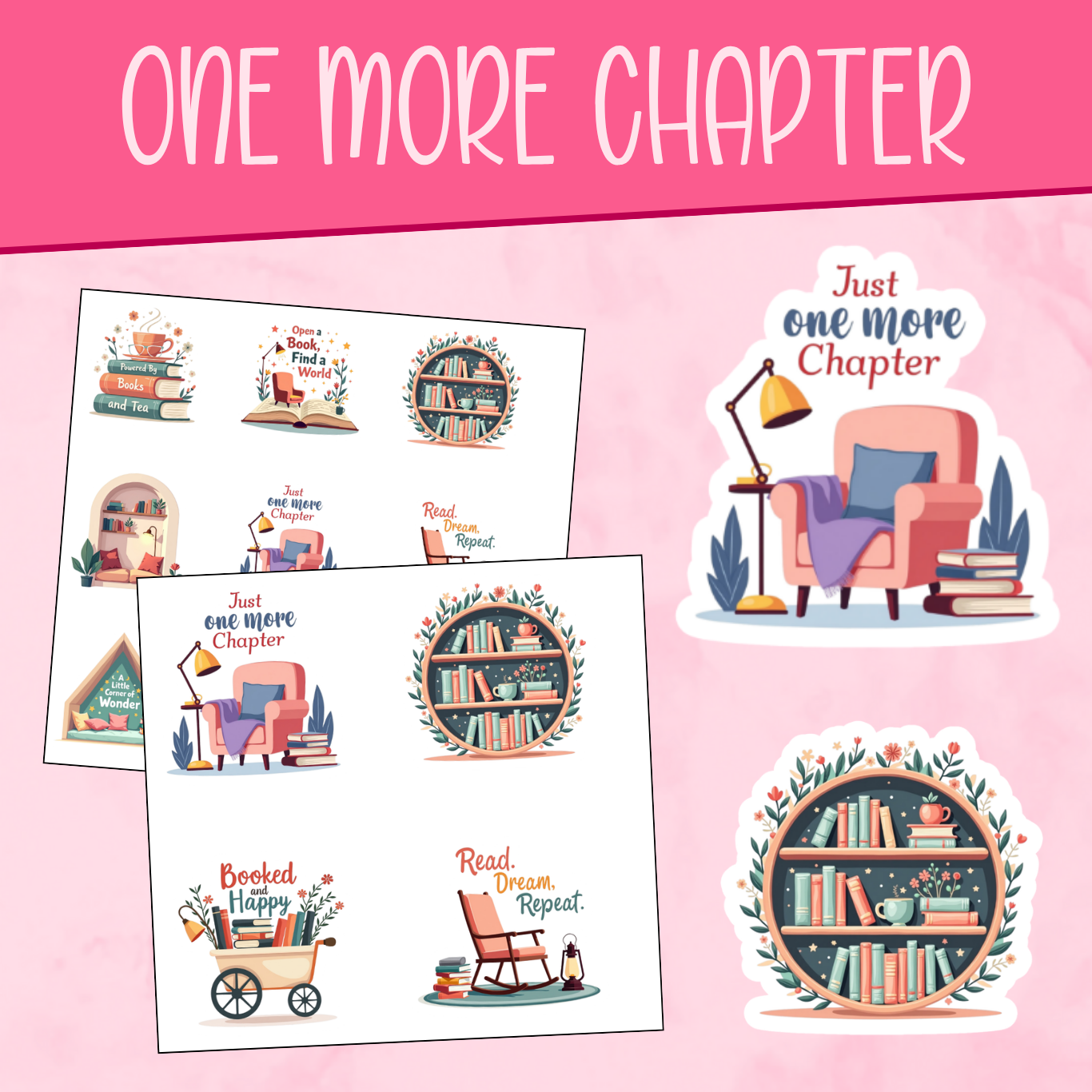 One More Chapter Stickers