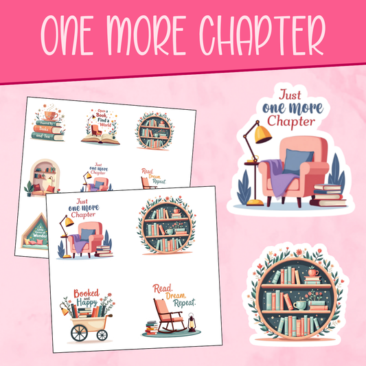 One More Chapter Stickers