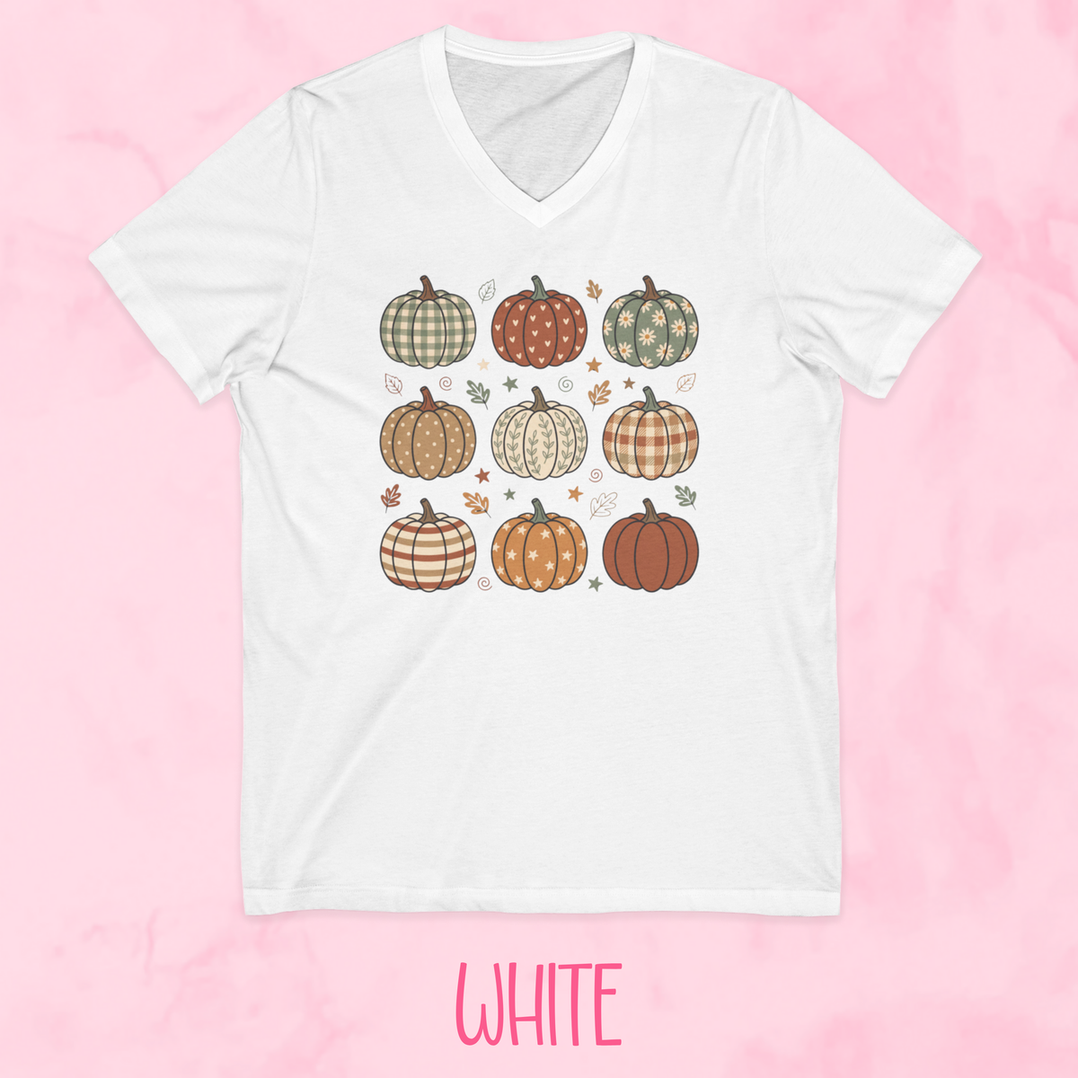 Patterned Pumpkin Shirt