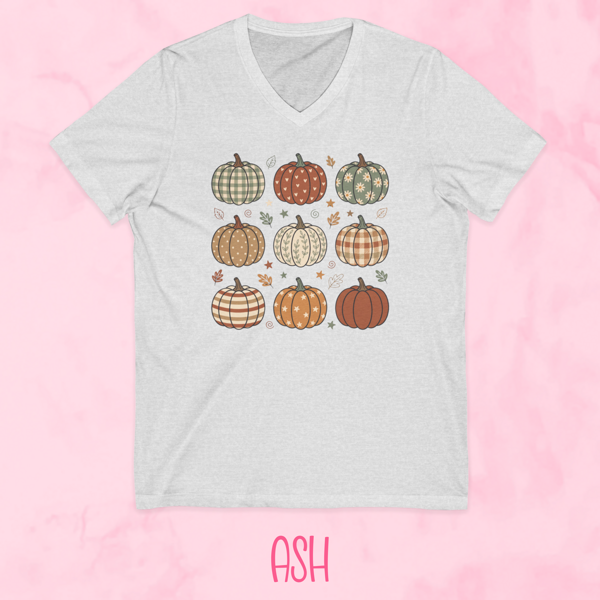 Patterned Pumpkin Shirt