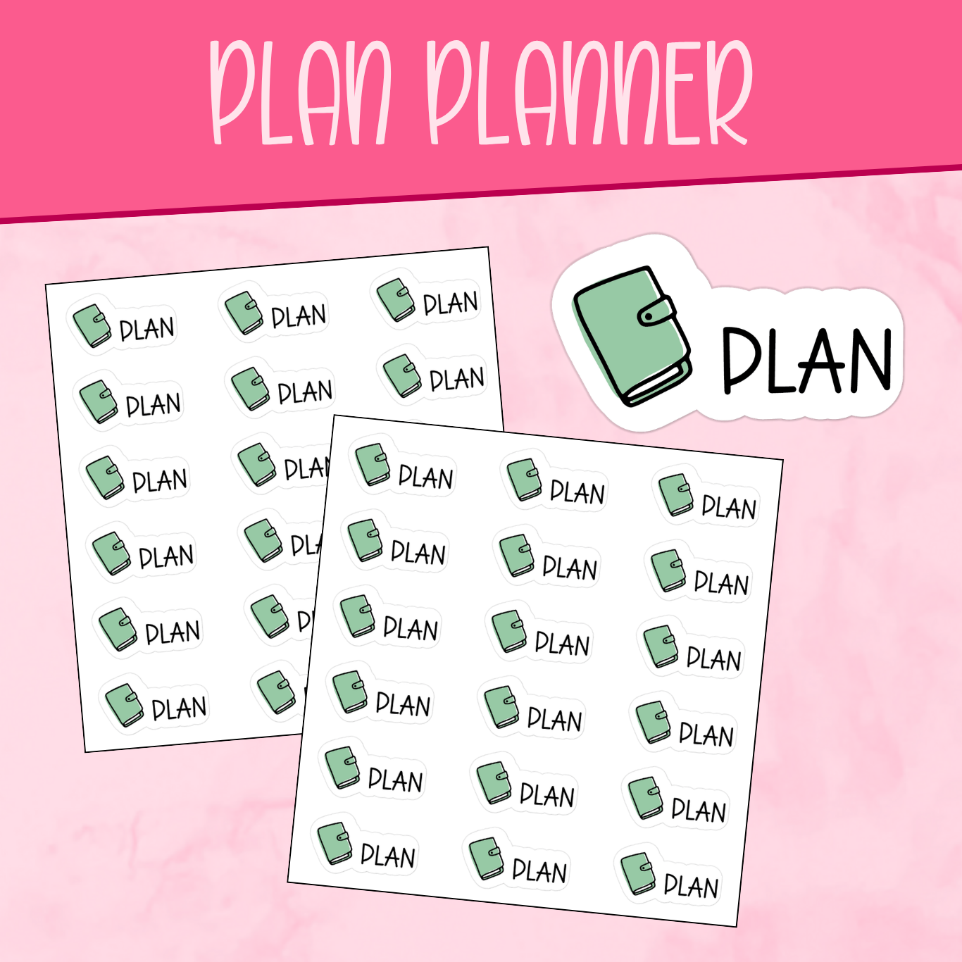Plan Planner Stickers