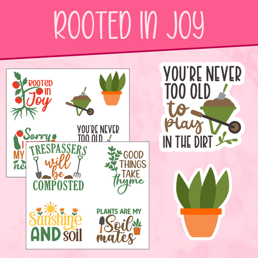 Rooted in Joy Stickers