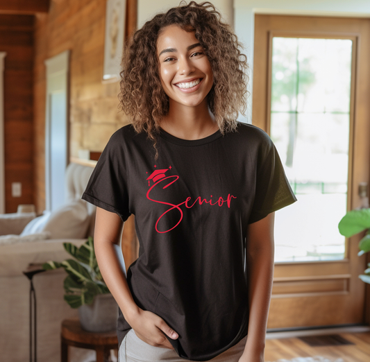 Senior with Grad Cap Shirt