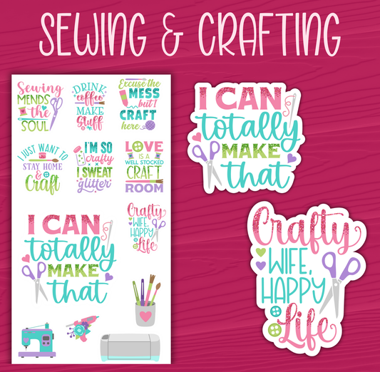 Sewing & Crafting Stickers