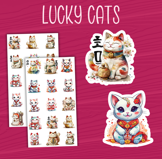 Lucky Cats Stickers