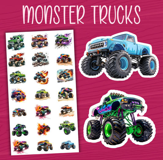 Monster Truck Stickers