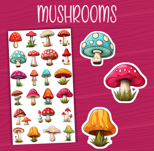Mushroom Stickers