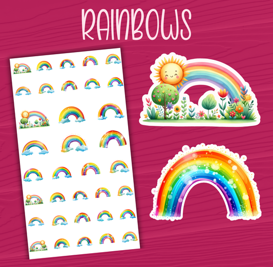 Rainbow stickers