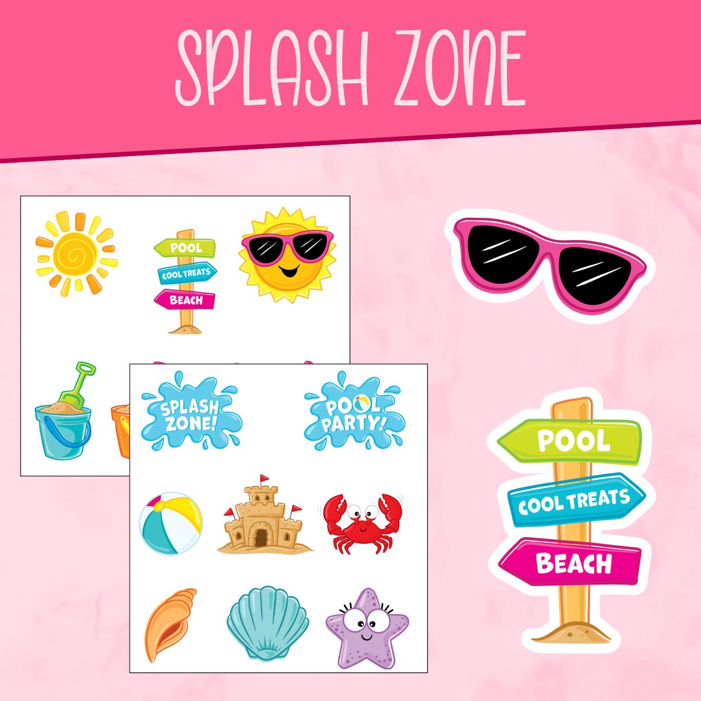 Splash Zone Stickers