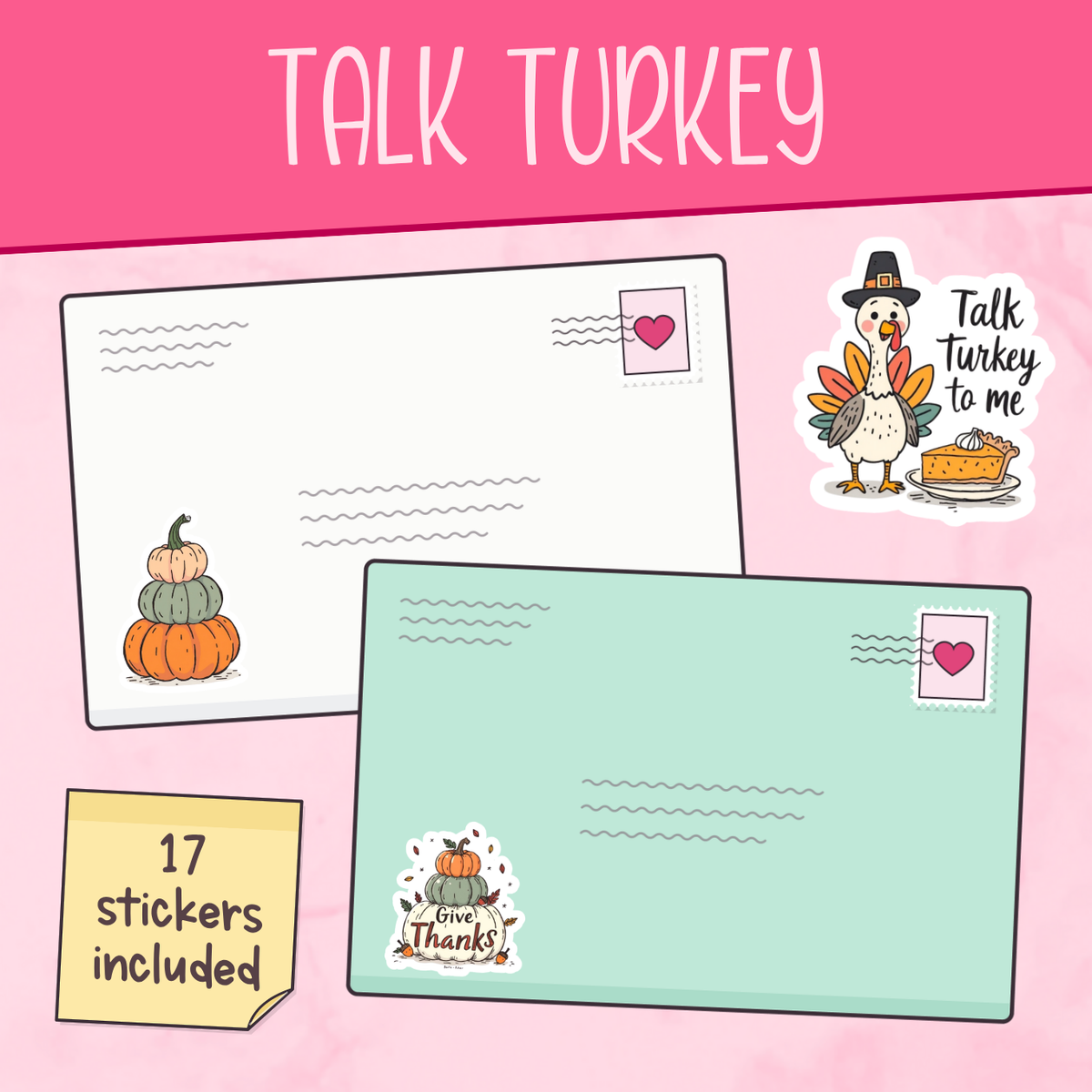 Talk Turkey Stickers
