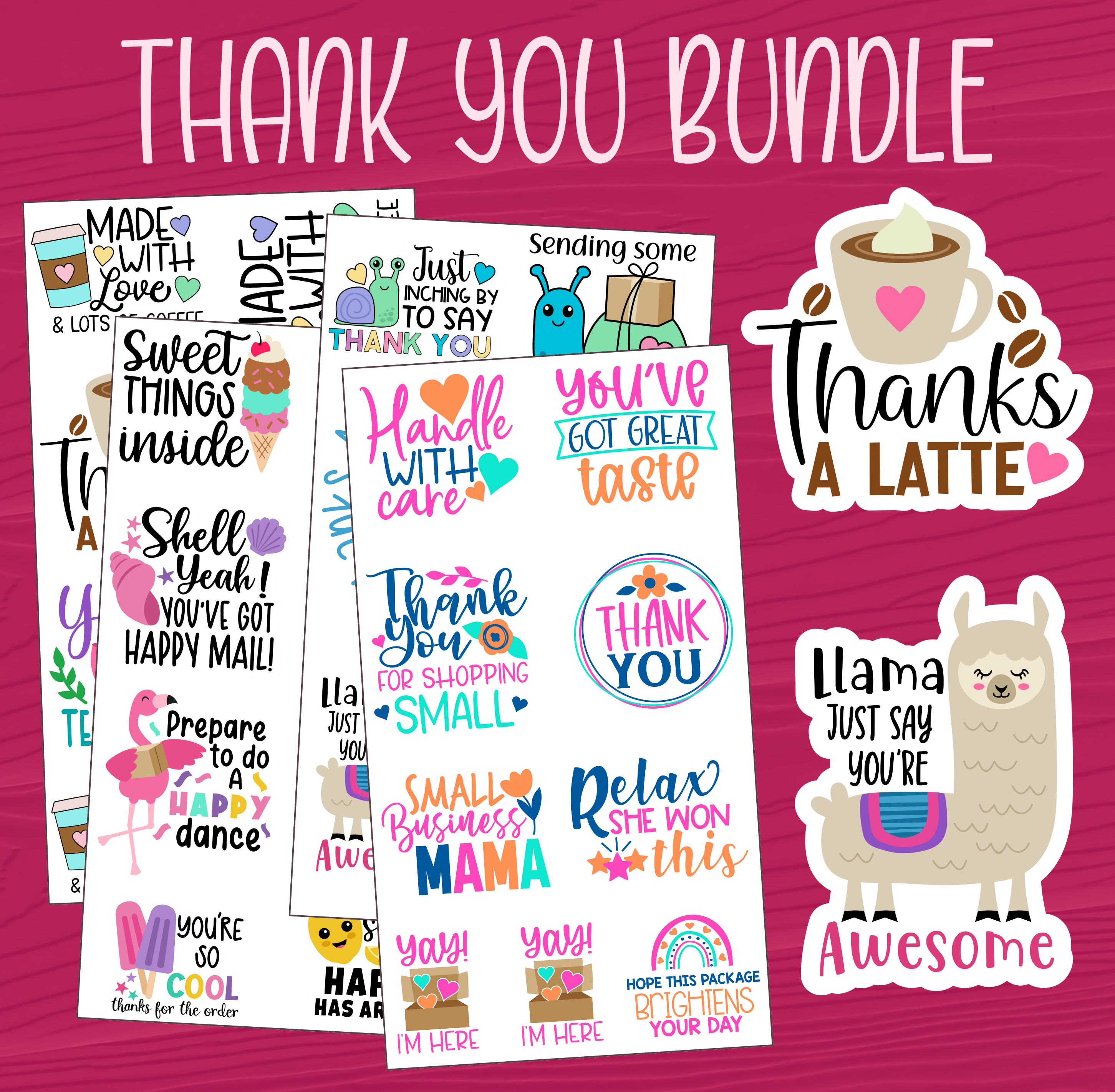 Thank You Sticker Bundle