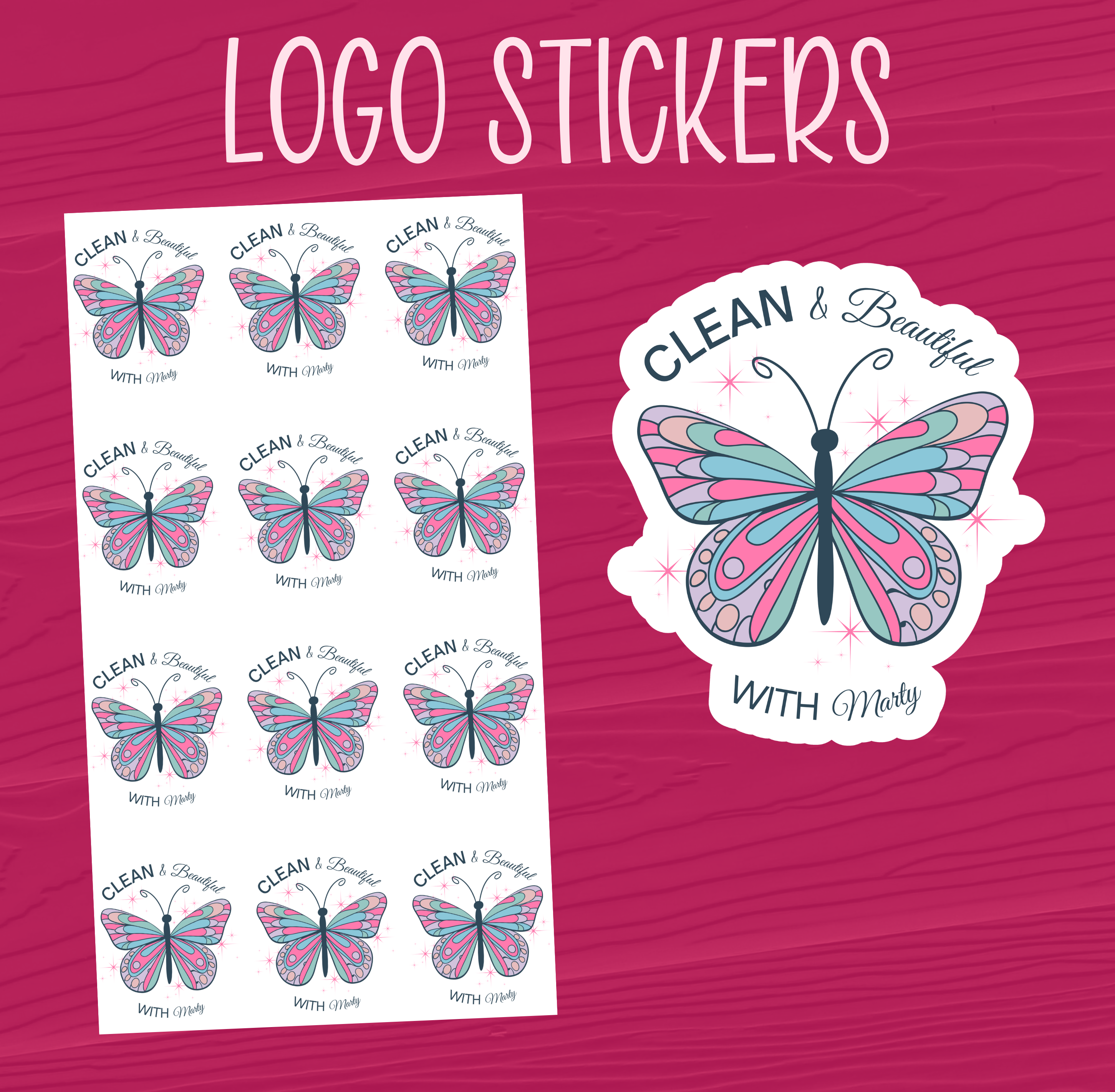 Logo Stickers (bring your own logo)