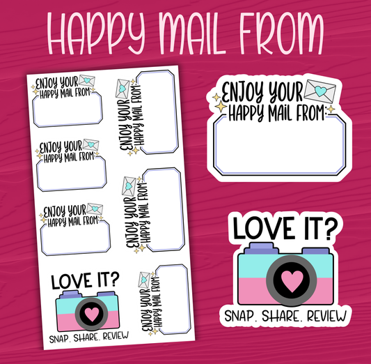 Happy Mail From Stickers