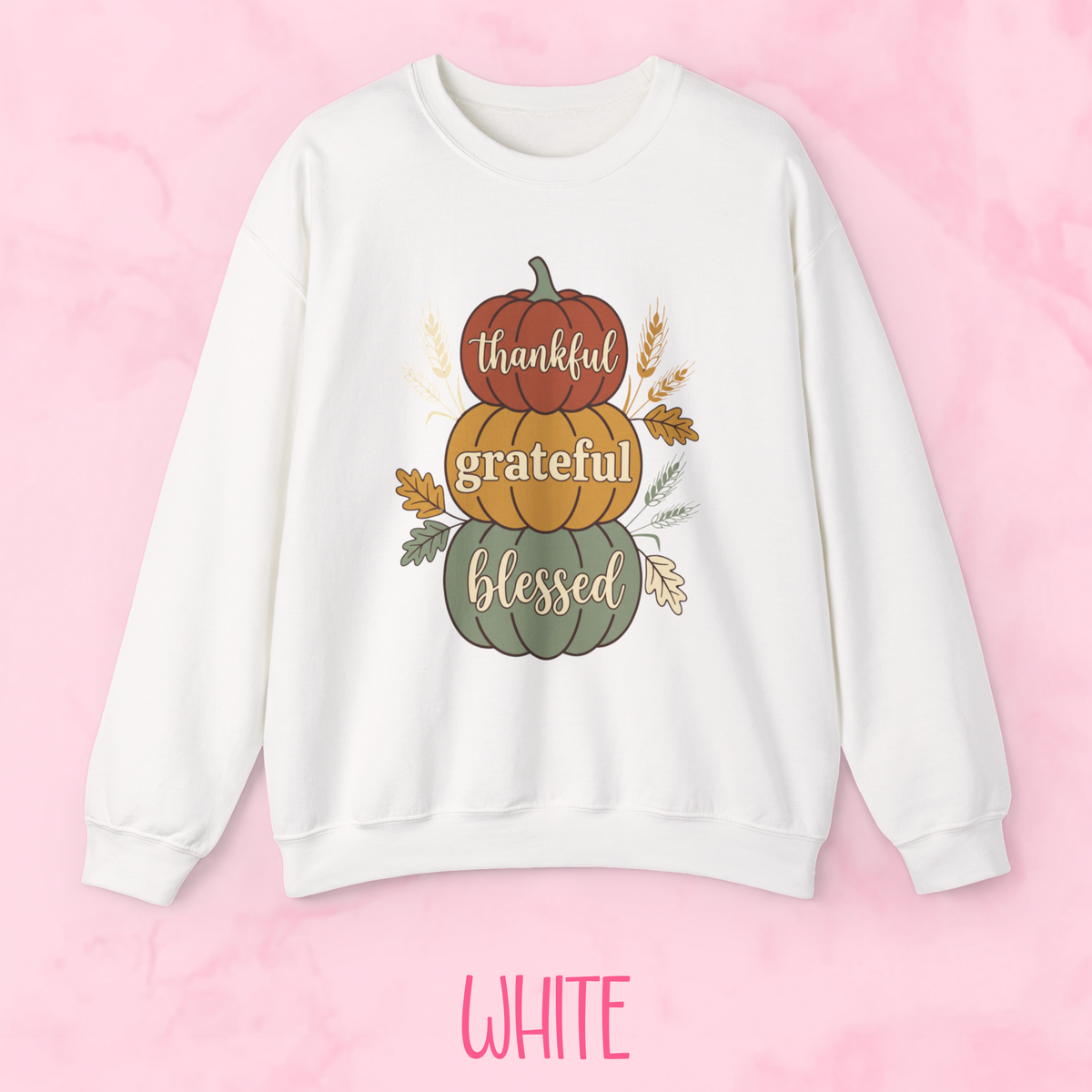 Thankful Grateful Blessed Pumpkins Shirt