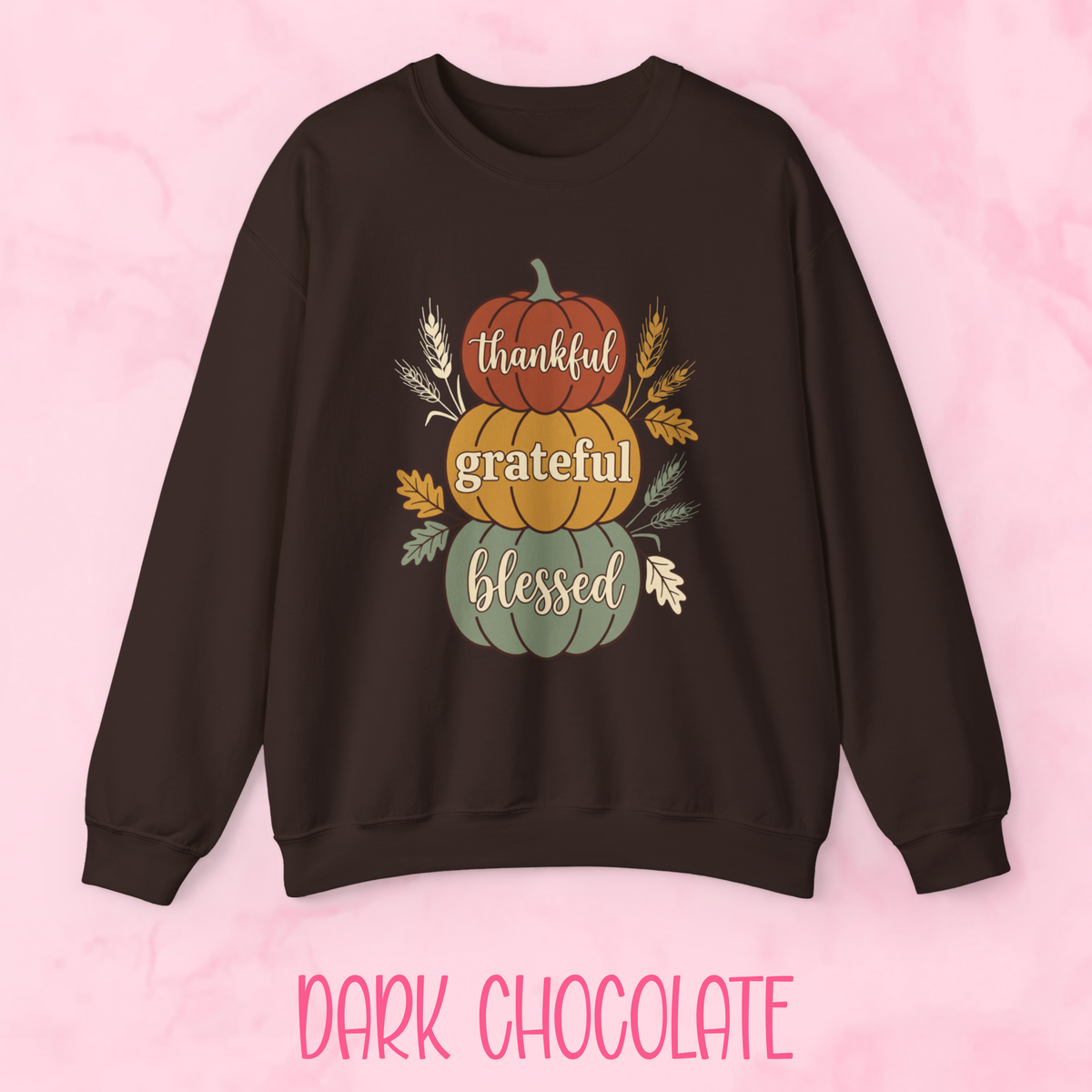 Thankful Grateful Blessed Pumpkins Shirt