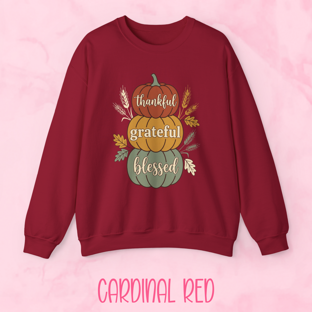 Thankful Grateful Blessed Pumpkins Shirt