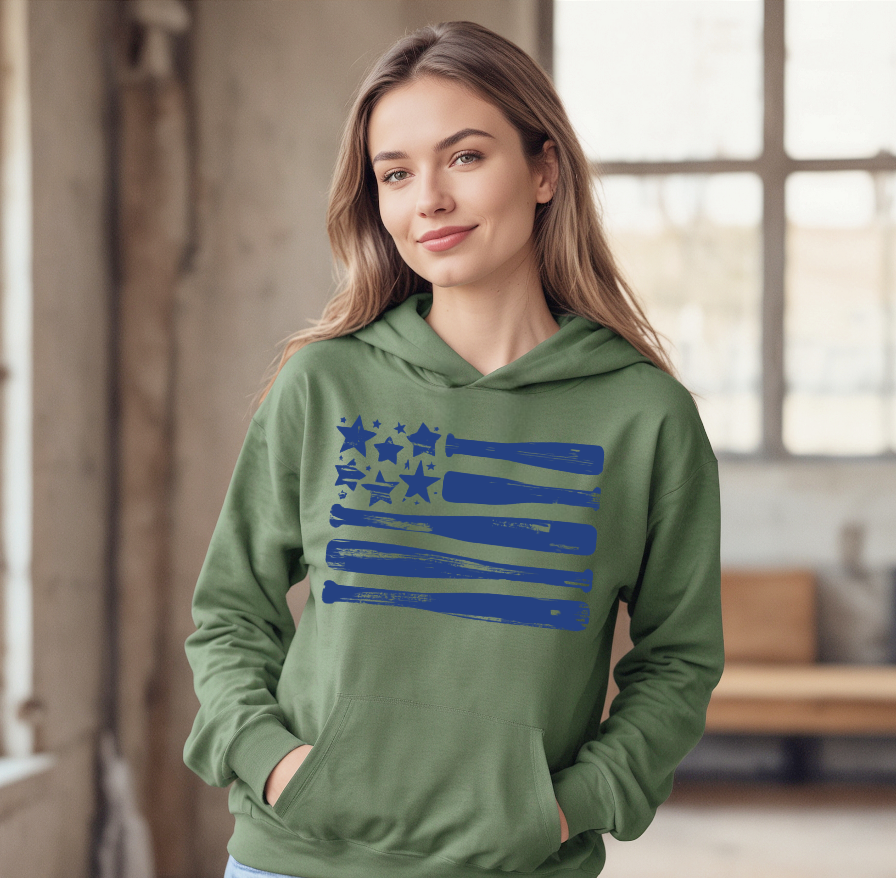Baseball Flag Shirt