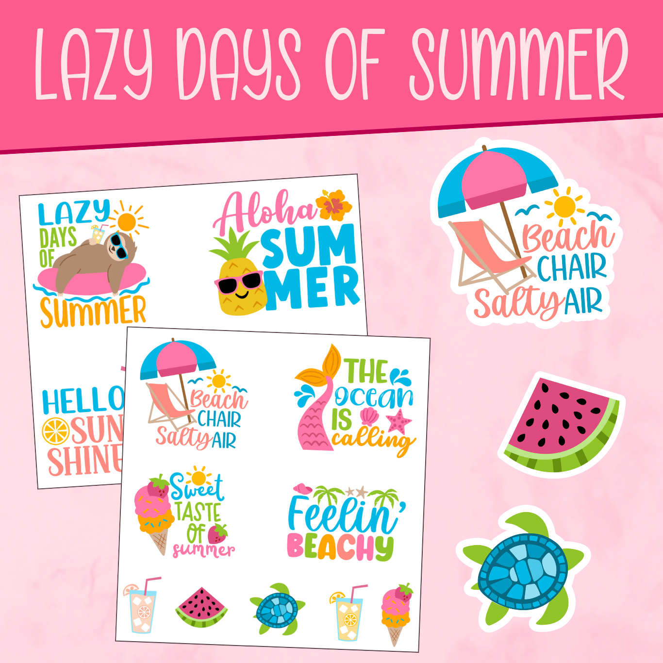 Lazy Days of Summer Stickers