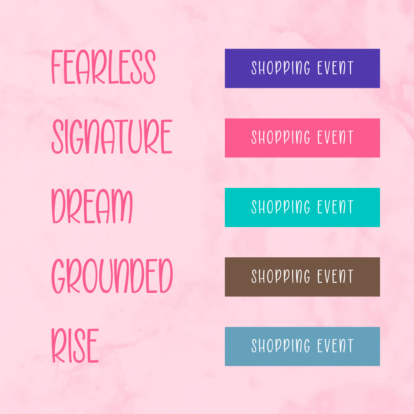 Shopping Event Info Stickers